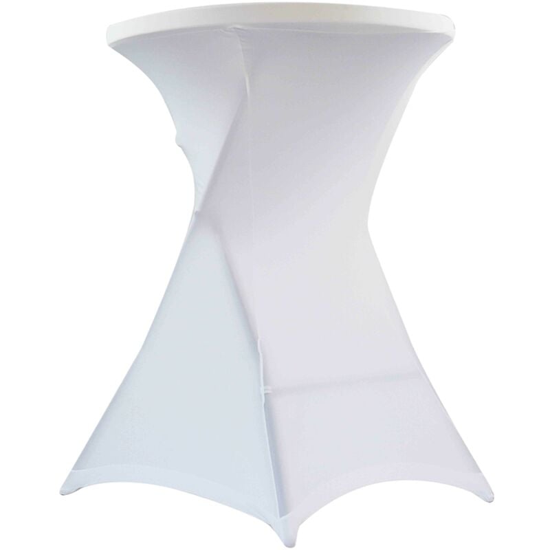 Housse de mange-debout blanche 110x80 cm