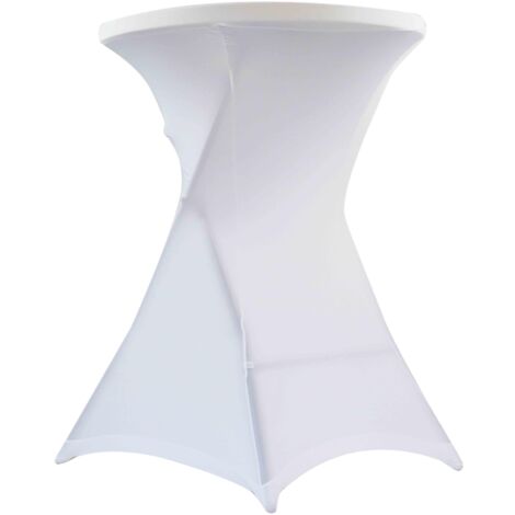 Housse de mange-debout blanche 110x80 cm