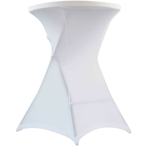 Housse de mange-debout blanche 110x80 cm