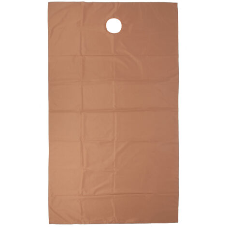 Housse de massage respirante et imperméable en polyester pour salon de beauté, 200x115cm, marron foncé