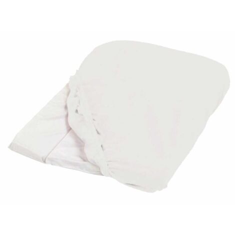 Housse de matelas a langer - CANDIDE - Eponge - 50 x 75 cm - Blanc