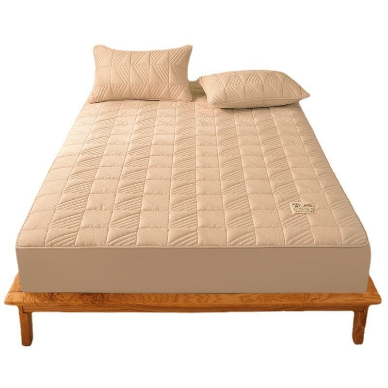 Housse de matelas antidérapante en coton brut de classe a, protège-matelas , couvre-lit tout compris pour hôtel et séjour chez l'habitant