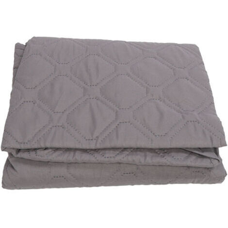 Housse de Matelas Imperméable Anti-Acariens en Coton Doux - Protège-Matelas Adapté Enfants et Personnes Âgées, Gris 135x190cm