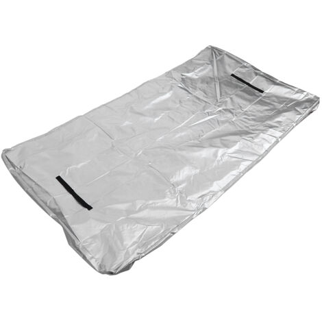 Housse de Matelas Imperméable en Toile Oxford Réutilisable pour Intérieur et Extérieur 196x38x107cm