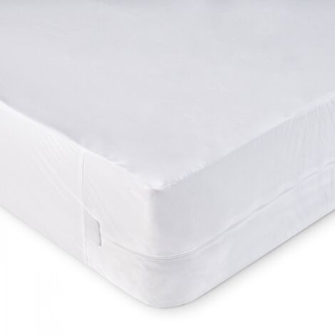 Housse de matelas intégrale anti-punaises de lit 90x190cm