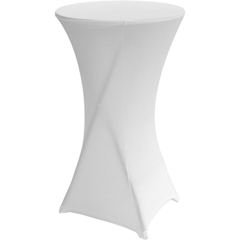 Mob Event Pro - Housse de mini mange-debout blanche 110x60 cm