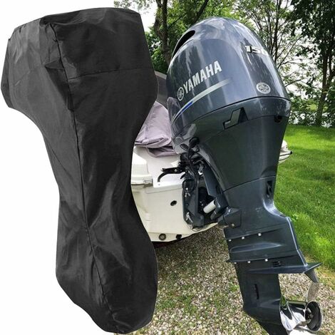 Housse de moteur, housse complète pour moteur hors-bord, housse imperméable pour moteur de bateau Fits 15-20HP