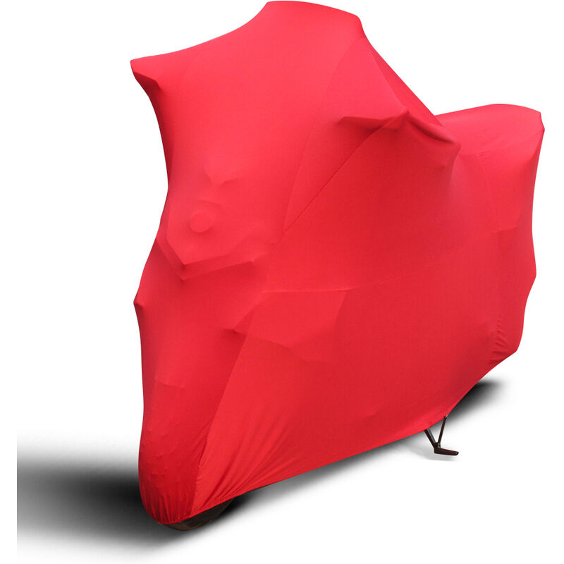 Asupermall - Housse De Moto Generale, Housse De Moto Anti-Poussiere, Anti-Soleil Et Anti-Pluie, Rouge