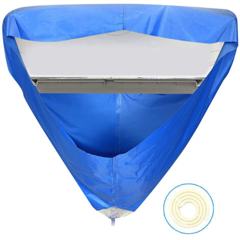 Housse de nettoyage pour climatiseur, forme entonnoir, sac étanche Q 533 petit, avec tube