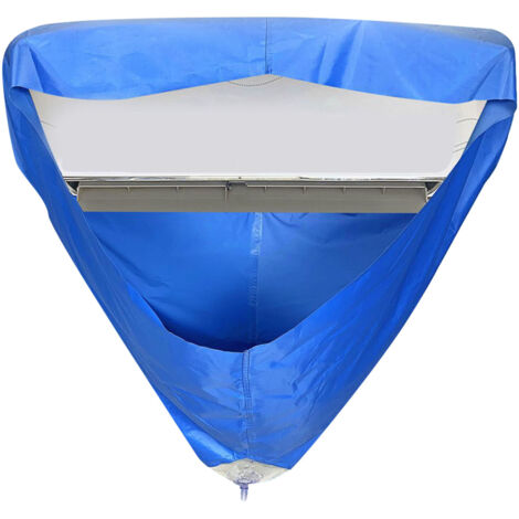 Housse de nettoyage pour climatiseur, forme entonnoir, sac étanche Q 533 petit, sans tube