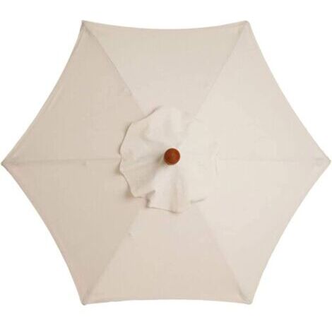Housse de parasol 2 m – Tissu polyester double couche imperméable – Protection anti-UV – Compatible avec cadres en bois, acier, aluminium