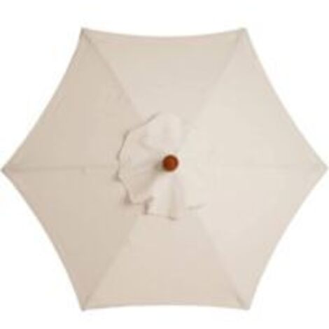 Housse de parasol 2,7 m – Tissu polyester double couche imperméable et anti-UV – Compatible cadres bois, acier, aluminium
