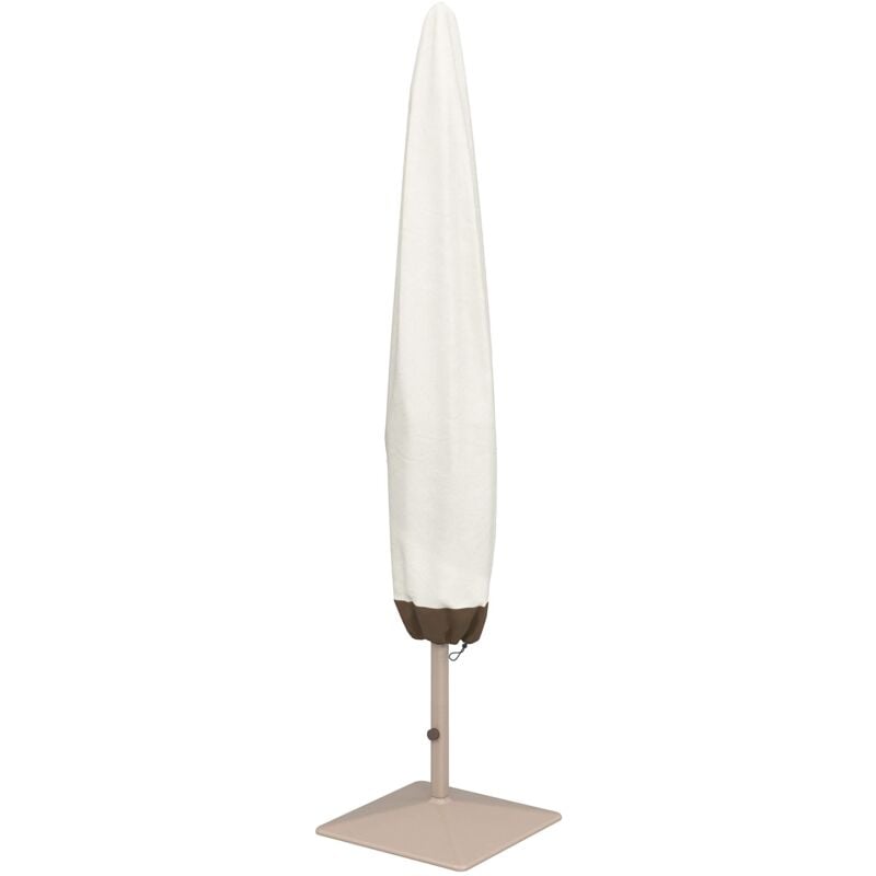 Aougo - Housse de parasol, Beige+brun Clair npterbl