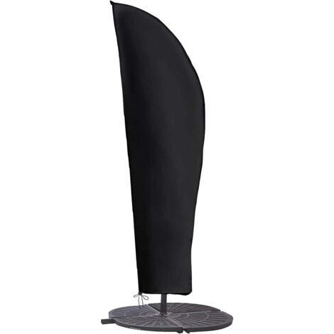 Housse de Parasol, Couverture de Parapluie de Jardin, Anti-UV/Anti-Vent/Imperméables Tissu De Oxford Housse de Protection, Housse de Parasol de Plage Extérieure Respirante(205 x 40 x 60/50cm