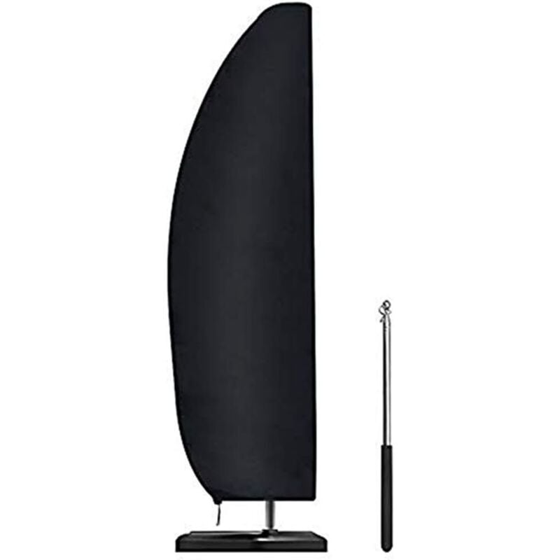 Fei Yu - Housse de parasol noir 265x50x70x40CM Imperméable extérieur