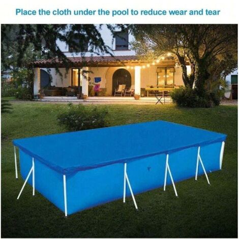 Housse de piscine rectangulaire imperméable et étanche à la poussière pour piscine, convient aux piscines gonflables et piscines pour enfants,260170cm