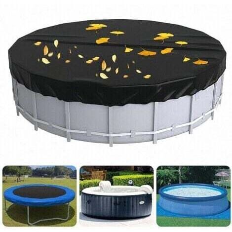 Housse de Piscine Ronde pour Chiens, Protection Anti-Poussière et Anti-UV pour Extérieur Balcon Jardin Parc Adulte Enfant