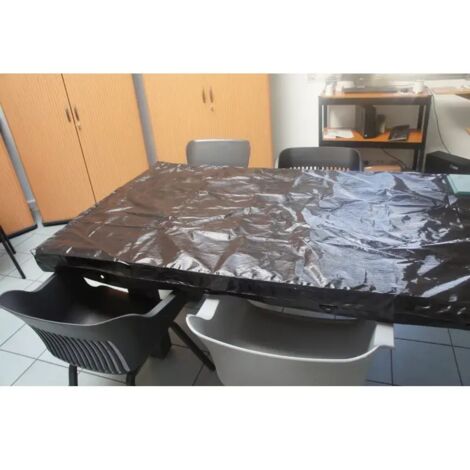 Housse de plateau de table - NOIR L 240 x P 100 x H 10 cm TITANIUM®