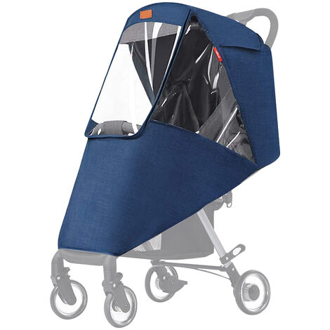 Housse De Pluie Et Moustiquaire Pour Poussette, Accessoires De Protection Contre Les Intempéries - Protège De La Pluie, Du Vent, De La Neige, De La Poussière, Des Insectes, De L'Eau, De La Ventilation