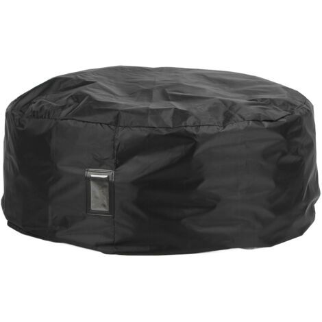 Housse de pneu universelle imperméable pour camping-cars, bateaux, remorques, jeeps et camions - Noir