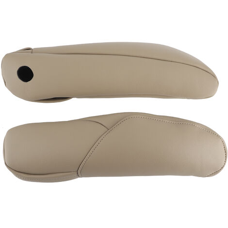 Housse de poignée d'accoudoir de siège de voiture, garniture décorative en cuir microfibre adaptée à Honda CRV 2010 – 2017Beige