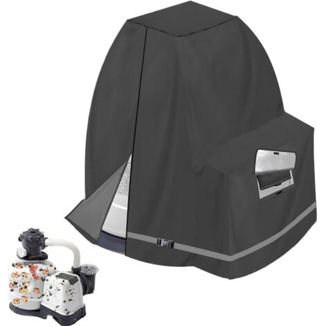 Housse de Pompe de Piscine - Protection Pompe À Eau 420D Imperméable