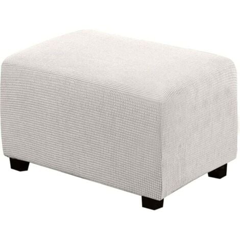 Housse De Protection Pour Pouf Carré - Tissu Extensible Avec