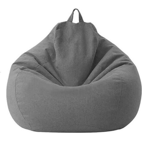 Housse de pouf, WOVTE housse de canapé, extra large, lavable sans remplissage Housse pour MEUBLE