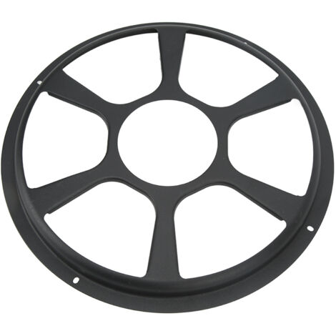 Housse de pour Haut-parleur de Voiture Garniture de Haut-parleur de Porte Sub Woofer Grille Décorative Noir Intérieur Automobile Panneau de Haut-parleur et Grille(30cm/12in).