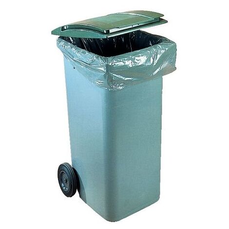 Housse de protection 340-360 litres pour conteneurs - paquet de 100 - Maxiburo