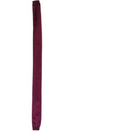 Housse de protection anti-poussière avec fermeture éclair, en tissu flanelle pour câbles, 60 cm de long, 5 cm de large, couleur violette.