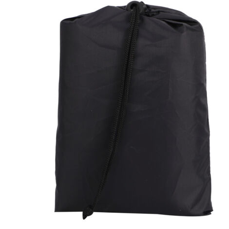 Housse de protection anti-poussière de meubles de couverture de lit pliante portative noire pour l'usage extérieur d'intérieur102x33x104 cm