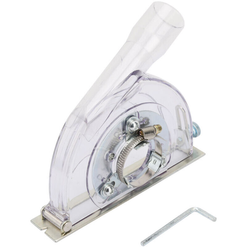 Tuserxln - Housse de protection anti-poussière pour meuleuse d'angle, coque transparente en polycarbonate de 4 pouces, pour cloisons sèches,