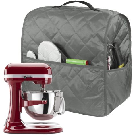 Housse de protection anti-poussière pour mixeur pour le garder propre et en sécurité (mixeur non inclus) (gris)