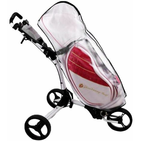 Housse de protection anti-poussière pour sac de golf Housse étanche de golf pour sac de golf transparent