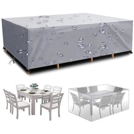 Housse de protection argentée - 120x60x90cm - Tissu Oxford 420D imperméable et résistant aux intempéries