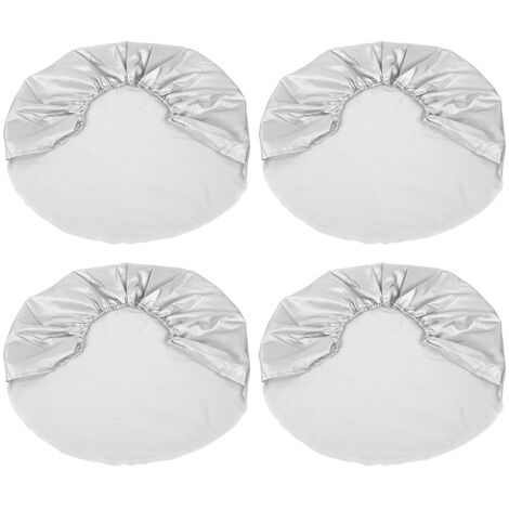 Housse de Protection argentée pour pneus de roue de 27 à 29 pouces, 4 pièces, pour voiture, Jeep, RV, SUV, camion, remorque
