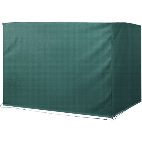 Housse de Protection balancelle de Jardin bâche étanche dim. 2,15L x 1,55l x 1,5H m PE Vert