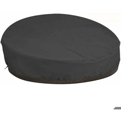 Housse de Protection Canapé Lit Rond Imperméable, Couverture de Canape-Lit en Oxford 210D Solide et Durable, Housse de Protection