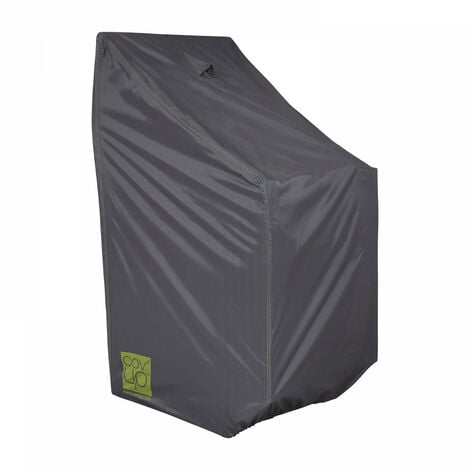 OVIALA Housse de protection chaises empilables