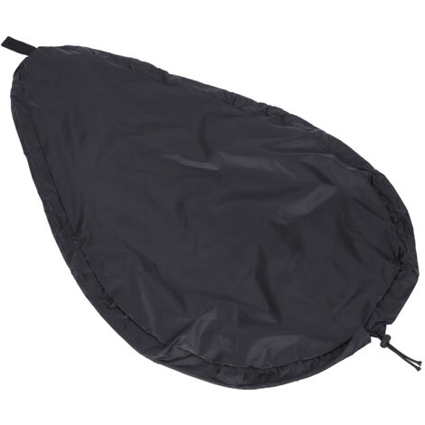 Housse de protection cockpit kayak/canoë noir imperméable (Taille L)
