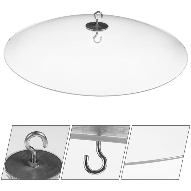 Housse de protection contre la pluie pour mangeoire à oiseaux Protection contre la pluie pour mangeoire à oiseaux Pot de fleurs suspendu Housse de