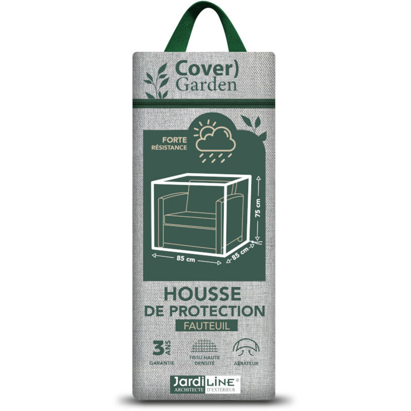 Housse de protection Cover Garden pour fauteuil de jardin - 85 x 85 x 70 cm - Jardiline