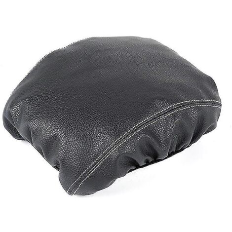Housse de protection d'accoudoir de console centrale en cuir PU pour intérieur de voiture (2009-2014), noir