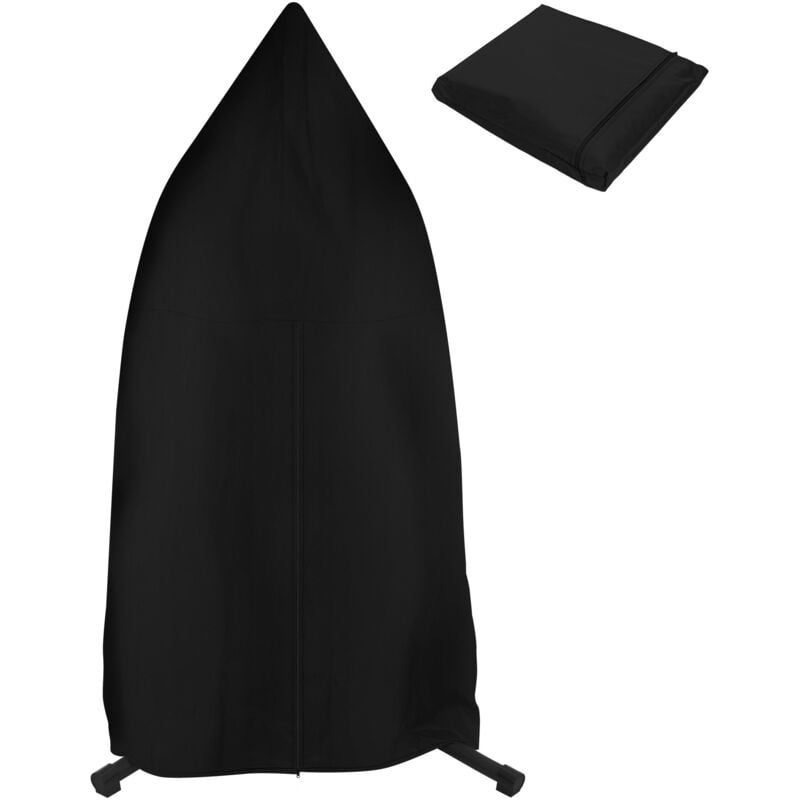 Couverture de Chaise Suspendue avec Fermeture Éclair et Cordon de Serrage, 190x115 cm, Tissu Oxford, Imperméable, Coupe-vent, Résistante aux uv,