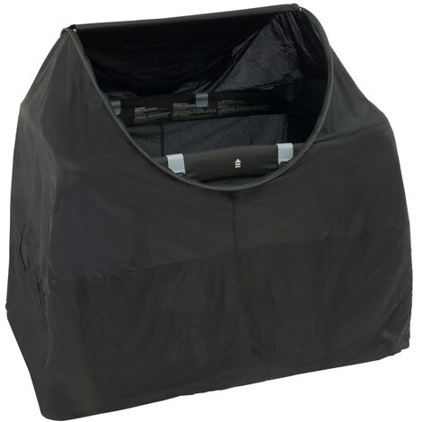 Housse de protection de lit de camp Noir DERYAN