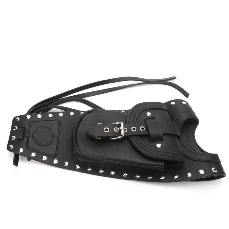 Housse de protection de réservoir de carburant pour moto en cuir artificiel noir pour XLX1000 XL1200X XLH883