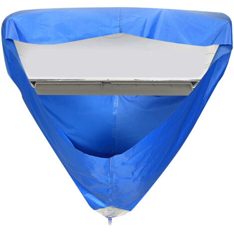 Housse de Protection en Forme d'Entonnoir pour Nettoyage de Climatiseur - Sac de Récupération d'Eau Étanche Grand Modèle Q 537 Sans Tube