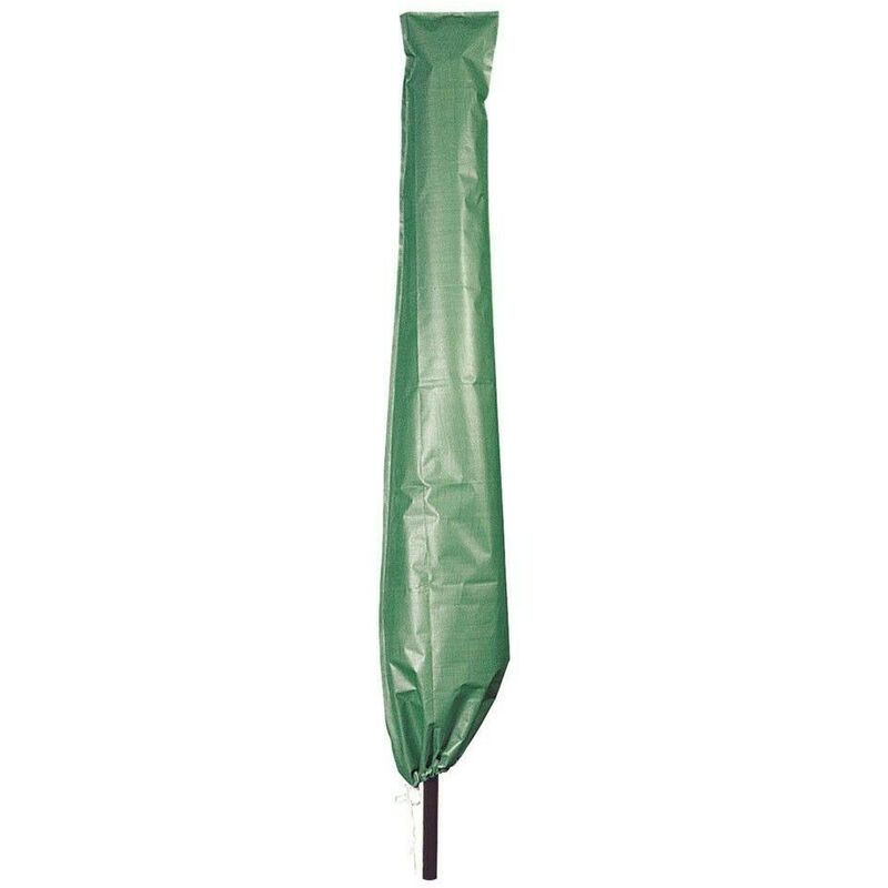Housse de parapluie en plastique imperméable vert 25x50x h195 cm