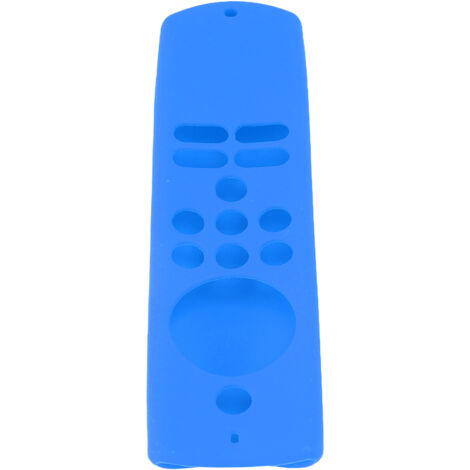 Housse de Protection en Silicone Souple Anti-Dérapant pour Télécommande Fire TV Stick Lite Bleu